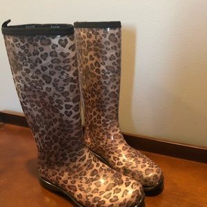 Cheetah Rain Boots